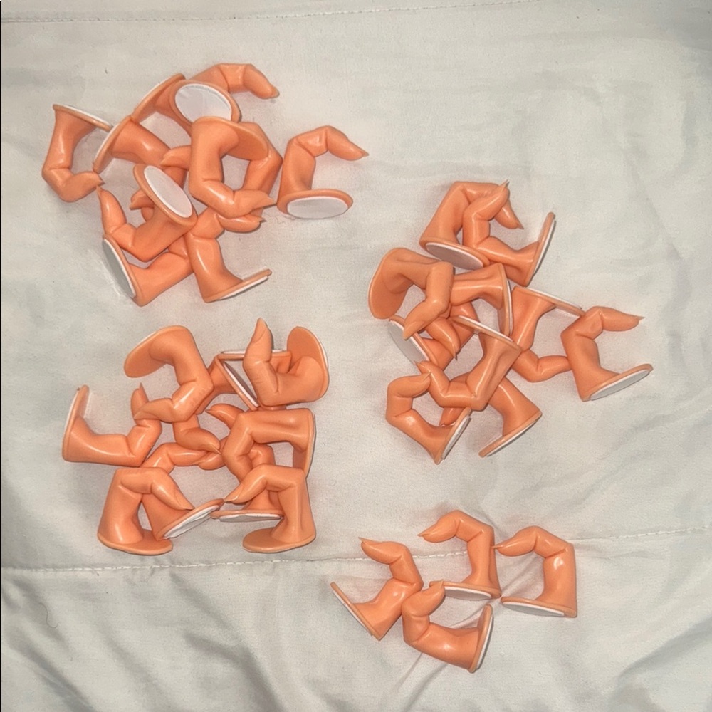 Set of Orange Arm Hooks